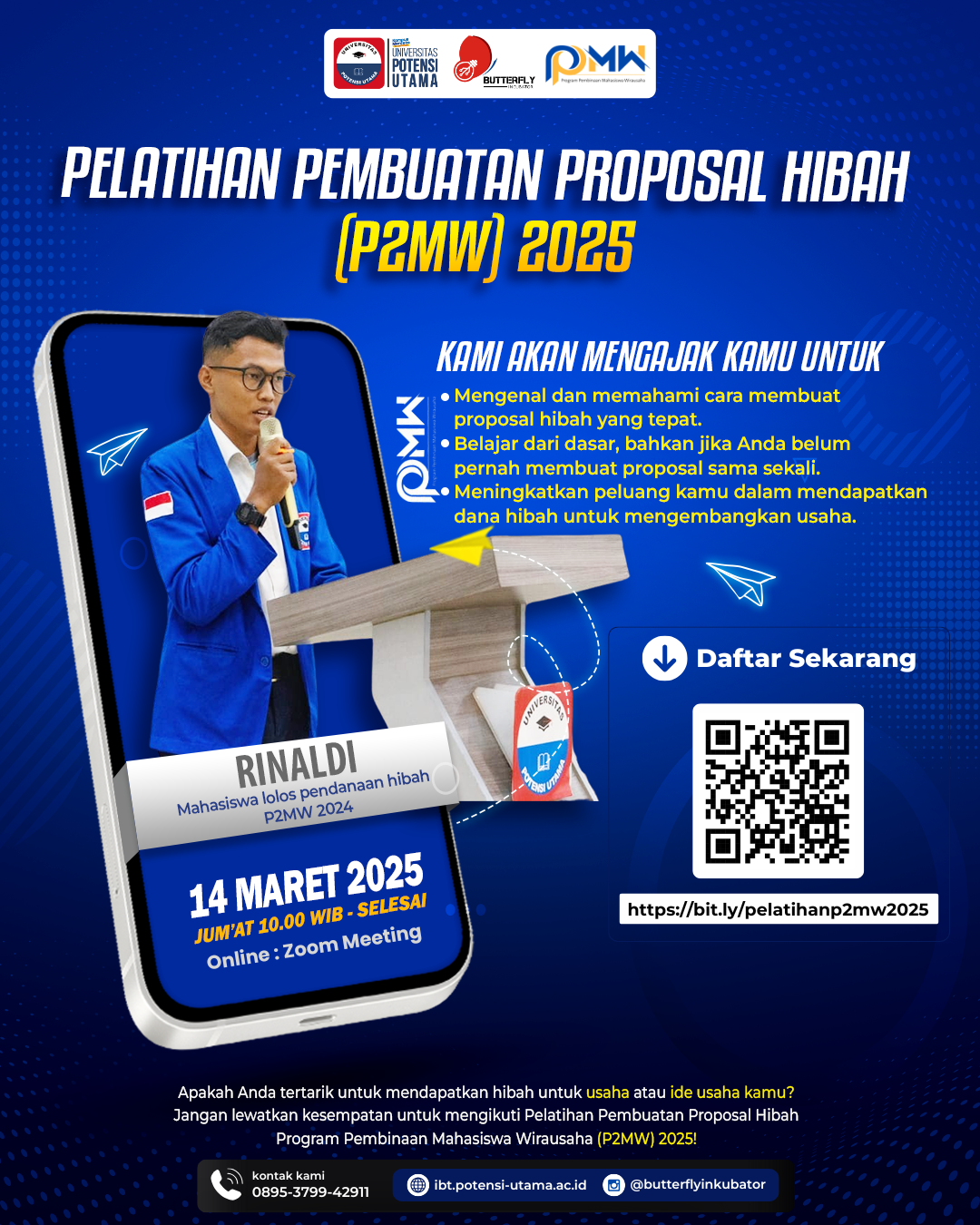 Pelatihan Pembuatan Proposal Hibah P2MW 2025